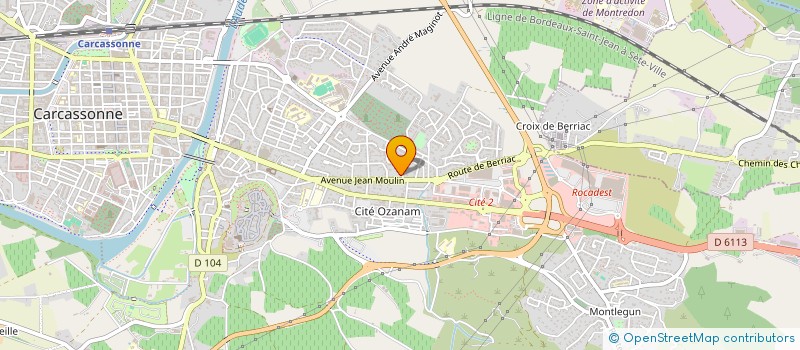 localisation de l'entreprise SCI CARTIER à CARCASSONNE