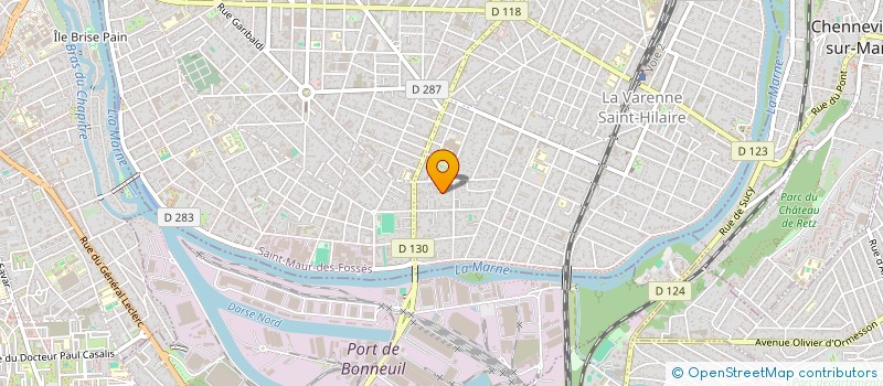 localisation de l'entreprise SCI CARTIER 94 à SAINT-MAUR-DES-FOSSES