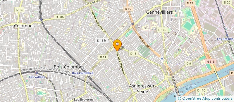 localisation de l'entreprise SCI CARTIER I à ASNIERES-SUR-SEINE