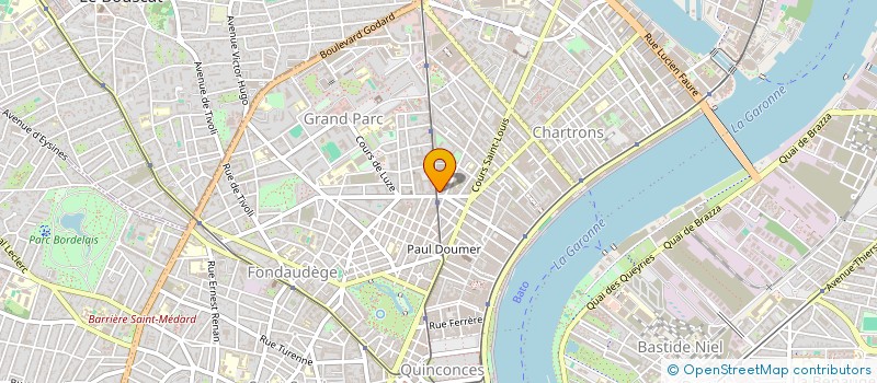 localisation de l'entreprise SCI CARTIER-KAIBEL  BORDEAUX