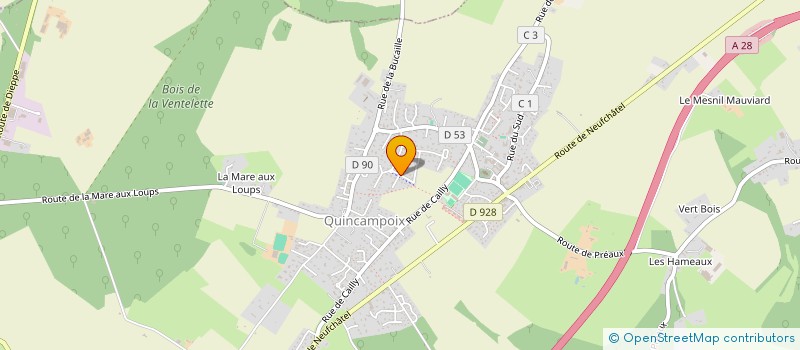 localisation de l'entreprise SCI CARTIER TIPHAINE  QUINCAMPOIX