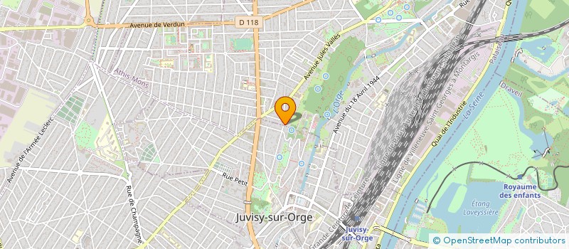 localisation de l'entreprise SCI CARTIGAL à ATHIS-MONS