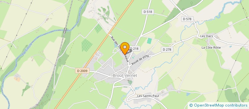 localisation de l'entreprise SCI CARTON  BROUT-VERNET