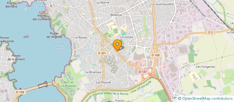 localisation de l'entreprise SCI CARTON ROUGE  SAINT-MALO