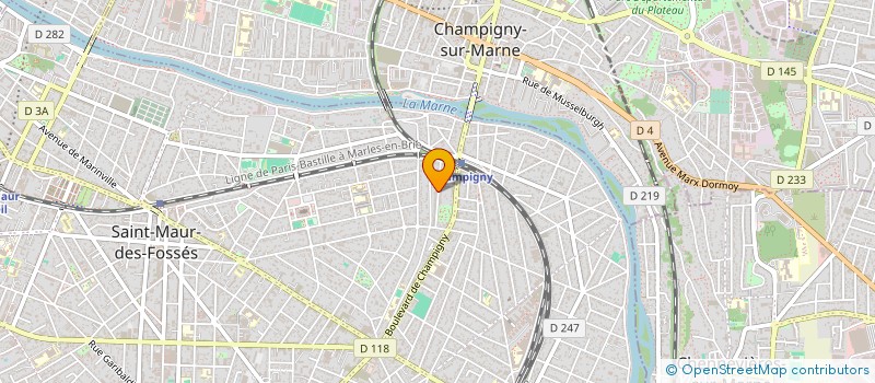 localisation de l'entreprise SCI CARTOPHE à SAINT-MAUR-DES-FOSSES