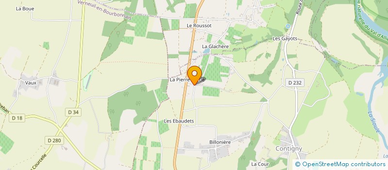 localisation de l'entreprise SCI CARTOUX  CONTIGNY