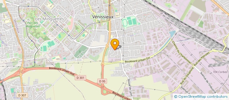 localisation de l'entreprise SCI CARUSO-PENA  VENISSIEUX