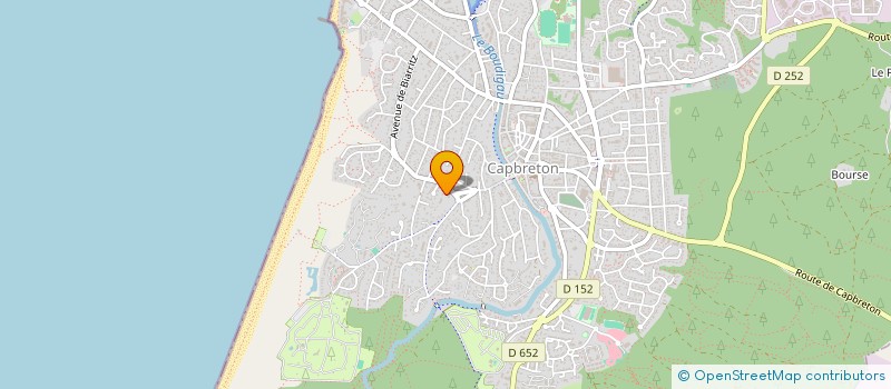 localisation de l'entreprise SCI CARVA71 à CAPBRETON