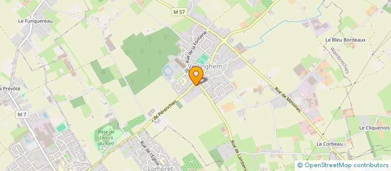 localisation de l'entreprise SCI CARVAL  VERLINGHEM