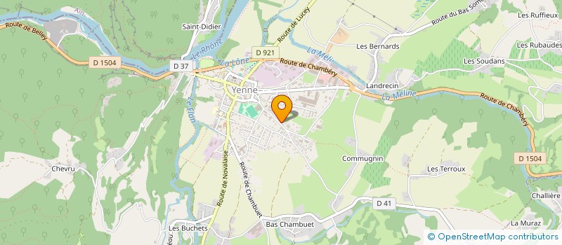 localisation de l'entreprise SCI CARVAL  YENNE