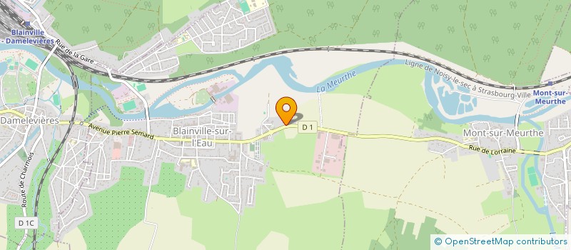 localisation de l'entreprise SCI CARVALHO  BLAINVILLE-SUR-L'EAU