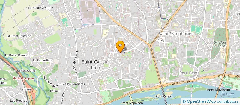 localisation de l'entreprise SCI CARVALHO  SAINT CYR SUR LOIRE