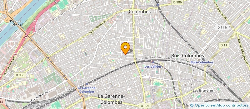 localisation de l'entreprise SCI CARVALHO à COLOMBES