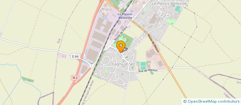 localisation de l'entreprise SCI CARVALHO VALANCHER FAMILY  LAGNY-LE-SEC