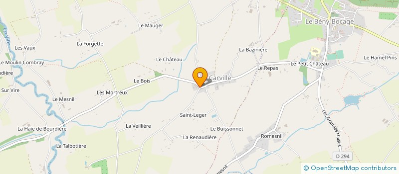 localisation de l'entreprise SCI CARVEL à SOULEUVRE EN BOCAGE