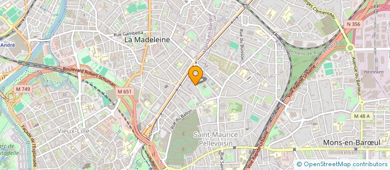 localisation de l'entreprise SCI CARVIN 420 à LILLE