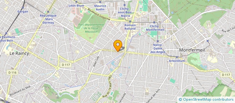 localisation de l'entreprise SCI CARVIN  LE RAINCY