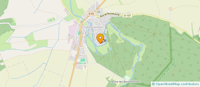 localisation de l'entreprise SCI CARVIN G-D à CHATEAUVILLAIN