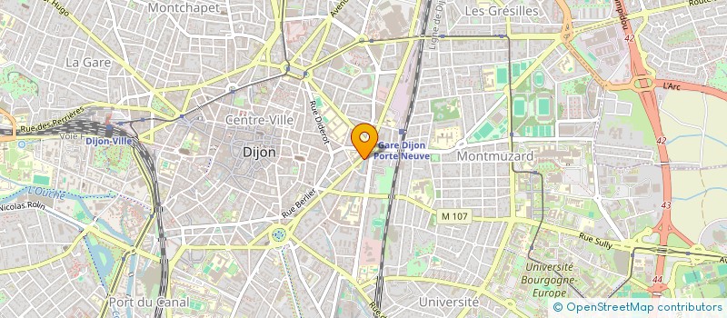 localisation de l'entreprise SCI CARVOL à DIJON