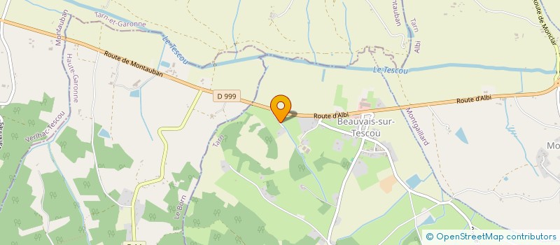 localisation de l'entreprise SCI CARYALC  SALVAGNAC