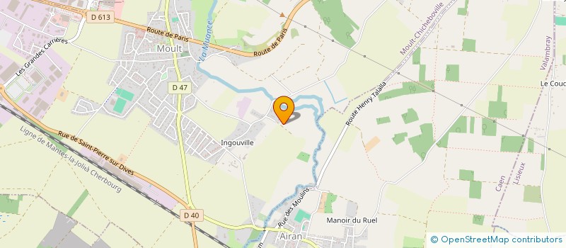 localisation de l'entreprise SCI CARYO  BIEVILLE-BEUVILLE