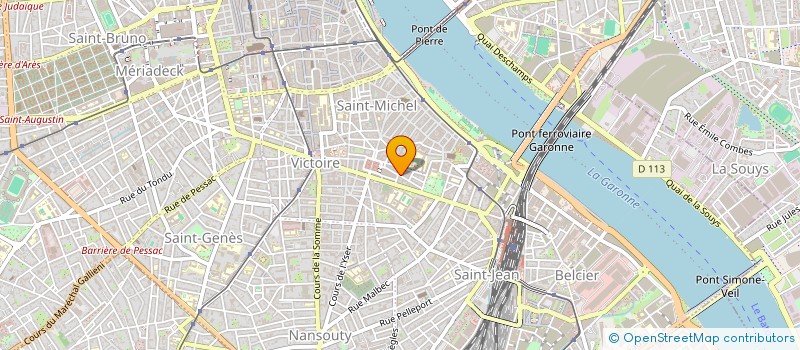 localisation de l'entreprise SCI CARZUM  BORDEAUX