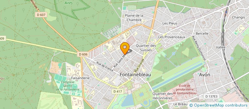 localisation de l'entreprise SCI CAS  FONTAINEBLEAU