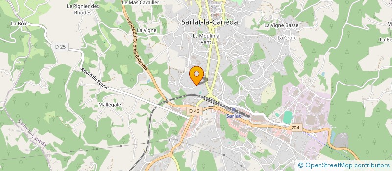 localisation de l'entreprise SCI CAS  SAINT-VINCENT-DE-PAUL