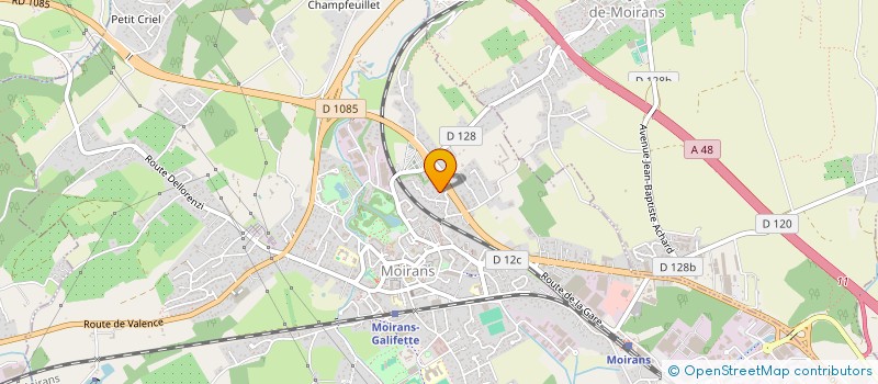 localisation de l'entreprise SCI CAS'INVEST  MOIRANS