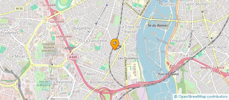 localisation de l'entreprise SCI CASA 31  TOULOUSE