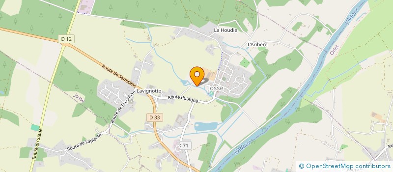 localisation de l'entreprise SCI CASA  SAINT-VINCENT-DE-TYROSSE