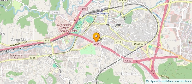 localisation de l'entreprise SCI CASA à AUBAGNE