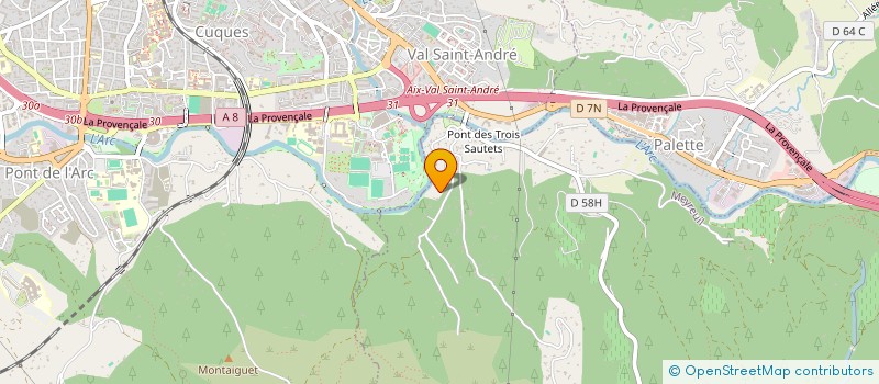 localisation de l'entreprise SCI CASA  MEYREUIL