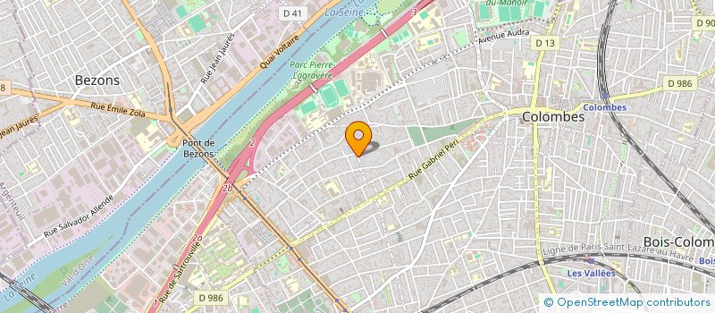 localisation de l'entreprise SCI-CASA à COLOMBES