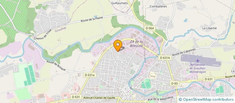 localisation de l'entreprise SCI CASA  GRAULHET