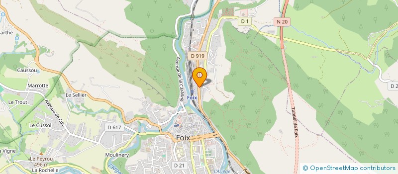 localisation de l'entreprise SCI CASA BERSO à FOIX