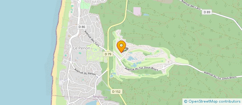 localisation de l'entreprise SCI CASA BIANCA  SEIGNOSSE