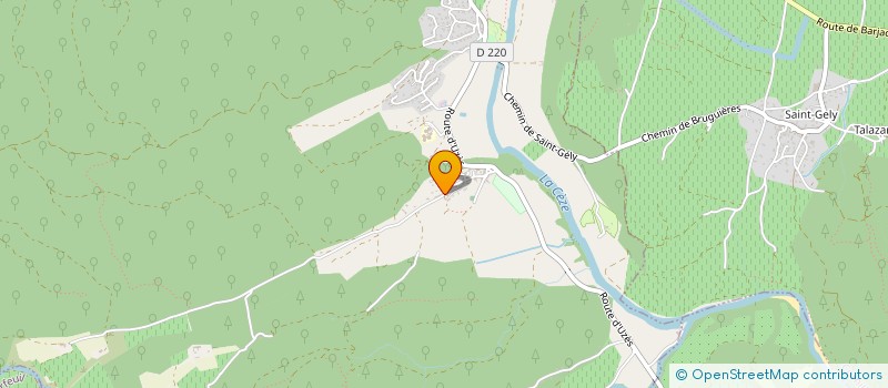 localisation de l'entreprise SCI CASA CASSITA  GOUDARGUES