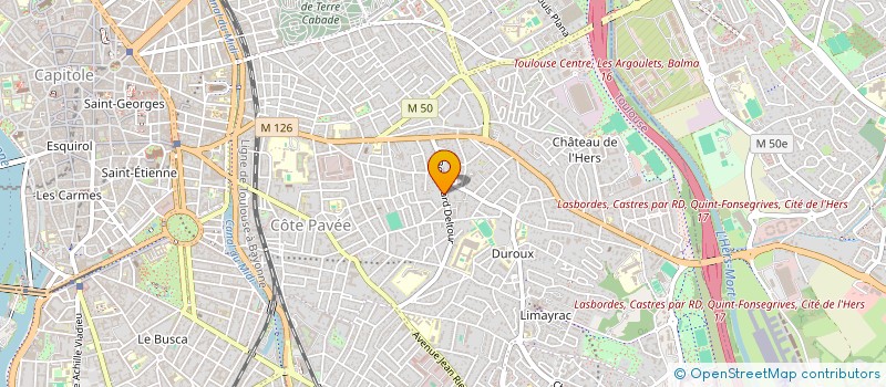 localisation de l'entreprise SCI CASA CASTEL à TOULOUSE