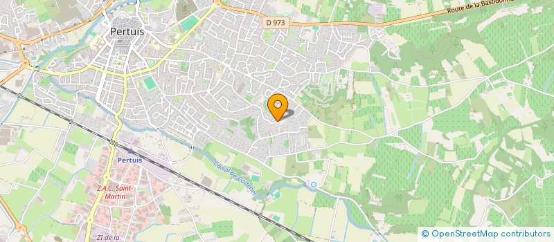 localisation de l'entreprise SCI CASA CLAMA  PERTUIS