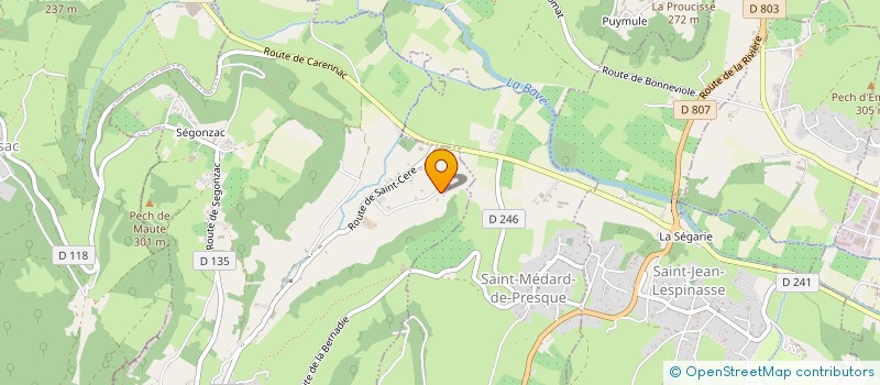 localisation de l'entreprise SCI CASA CORSICA  AUTOIRE