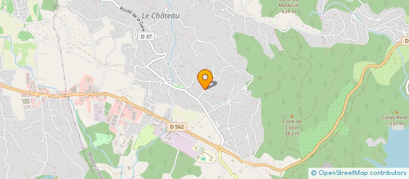 localisation de l'entreprise SCI CASA DEL LAGO  MONTAUROUX