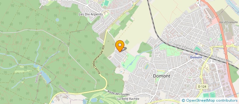 localisation de l'entreprise SCI CASA-GUEST  DOMONT