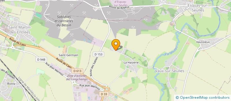 localisation de l'entreprise SCI CASA GUILLOT  VAUX-SUR-SEULLES