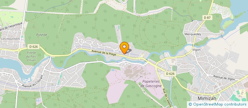 localisation de l'entreprise SCI CASA LA DUNA  MIMIZAN