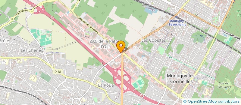 localisation de l'entreprise SCI CASA LAURA FANNY  HERBLAY-SUR-SEINE