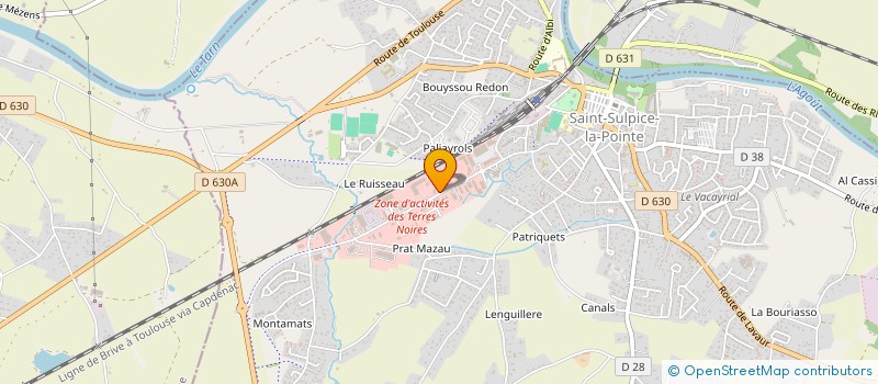 localisation de l'entreprise SCI CASA MAYOR  SAINT-SULPICE-LA-POINTE