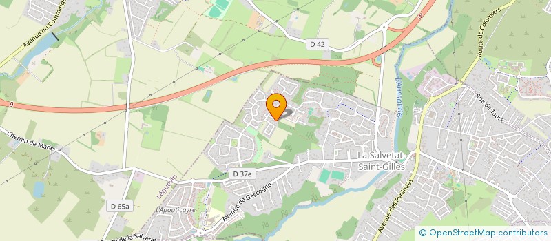 localisation de l'entreprise SCI CASA MIA  LA SALVETAT-SAINT-GILLES