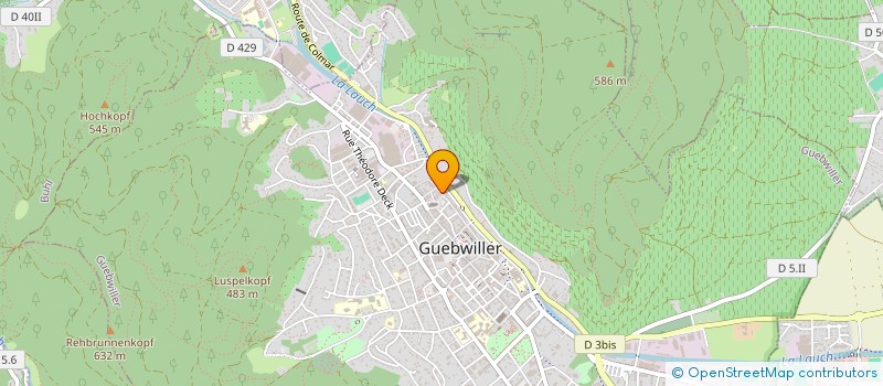 localisation de l'entreprise SCI CASA MIRA  GUEBWILLER