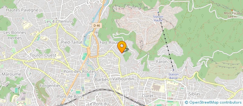 localisation de l'entreprise SCI CASA-MOTU  TOULON